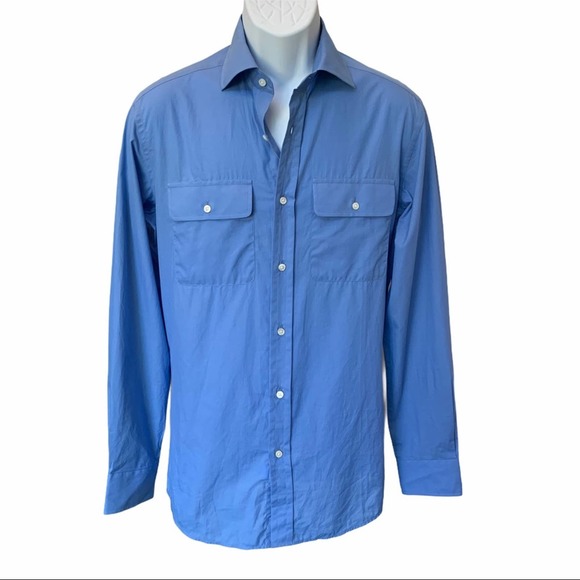 Ralph Lauren Purple Label Tailored Fit Button Down - Picture 1 of 8